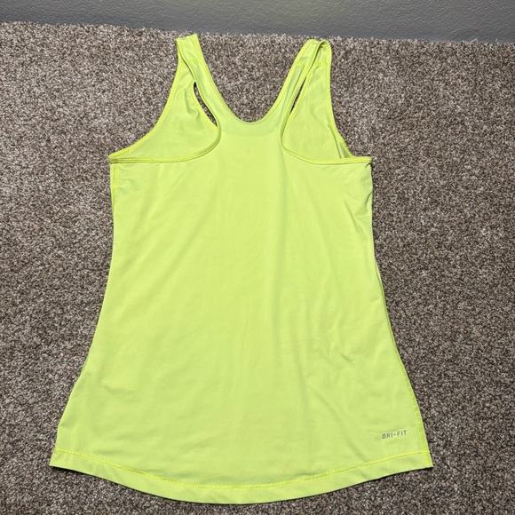Nike Women's Bright Lime Tank Top - Picture 9 of 9